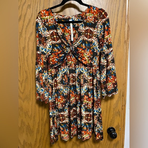 UNCLE FRANK ANTHROPOLOGIE FLORAL DRESS - Sz S EUC - Picture 1 of 7